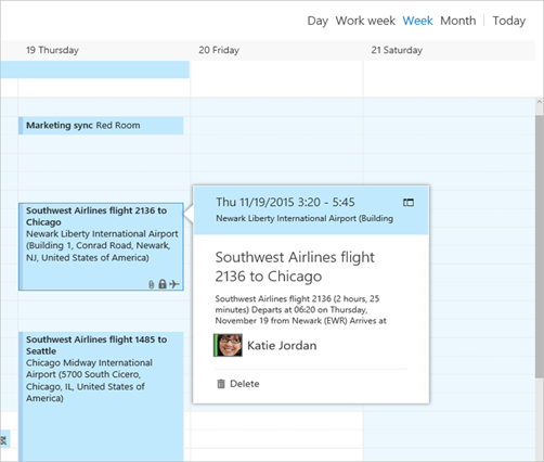 New Features on Confirmation Emails: Outlook Calendar